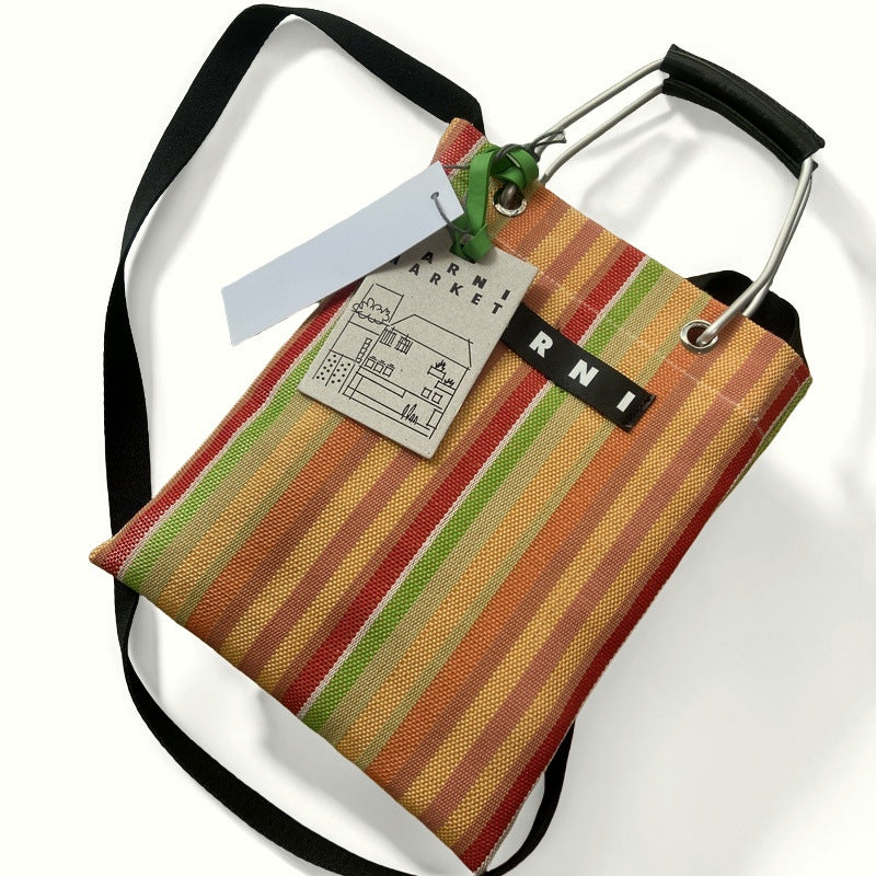 Women's & Men's & Woven Aluminum Portable Leisure Shopping Bags