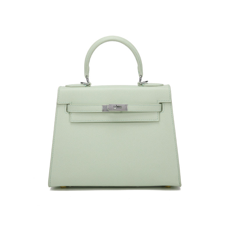 Women's Genuine Leather Second Generation Kelly Palm Print Handbags