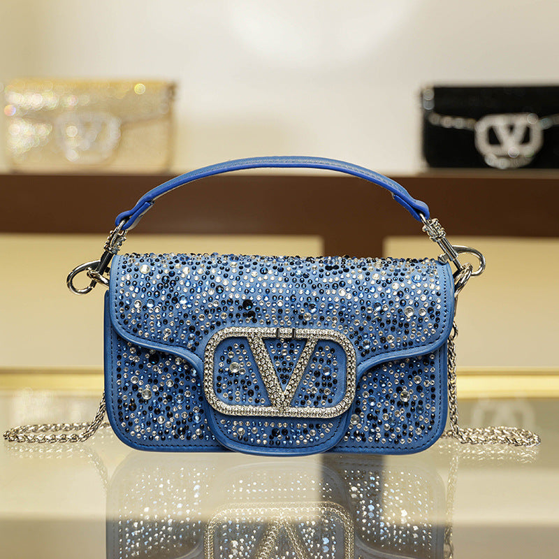 Women's Diamond Fashion High-grade Portable Popular Shoulder Bags