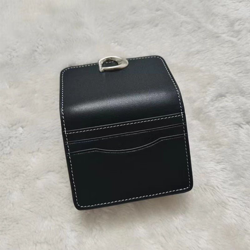 Print Cowhide Retro Magnetic Snap Short Handbags