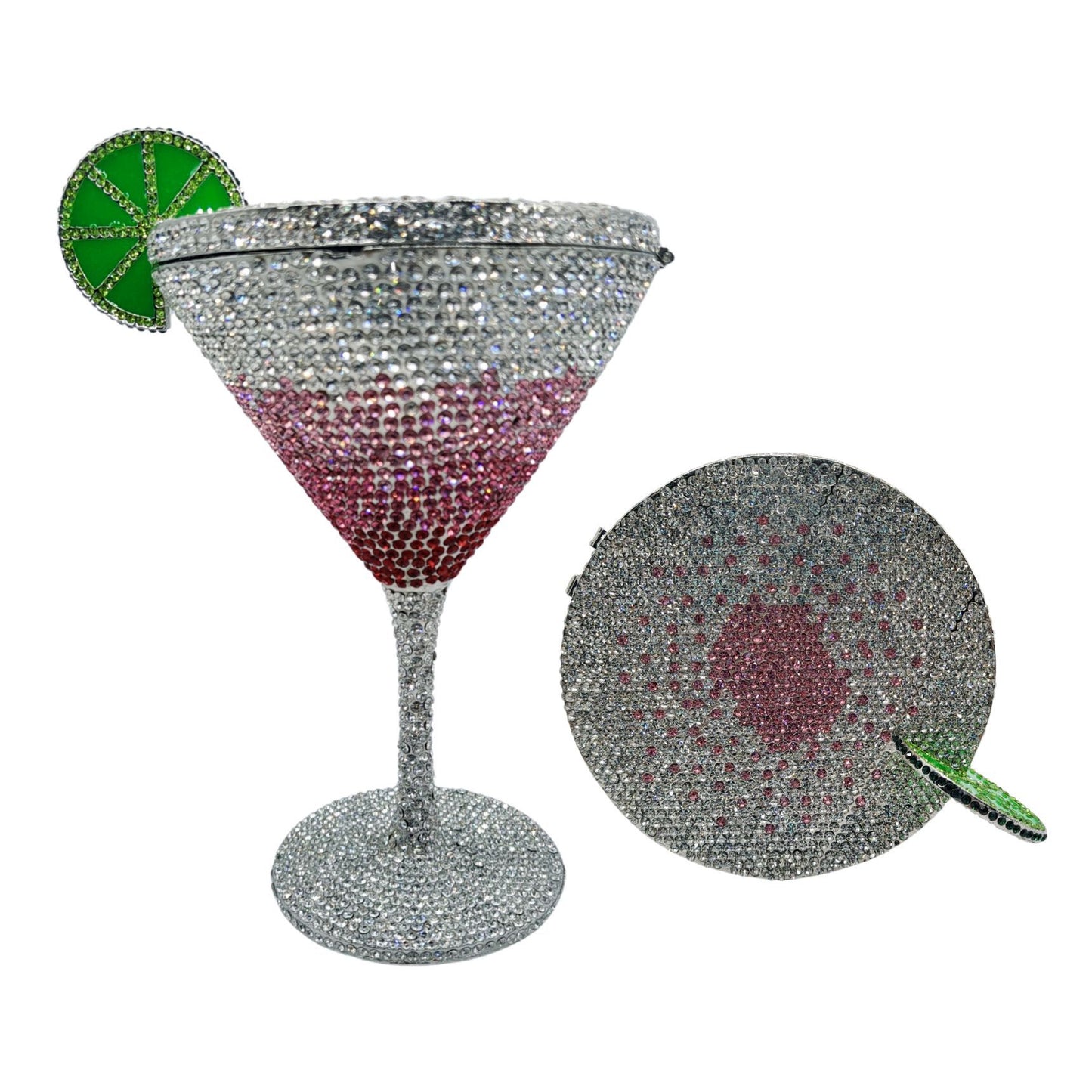 Women's Strictly Selected Cocktail Goblet Diamond Clutch Bags