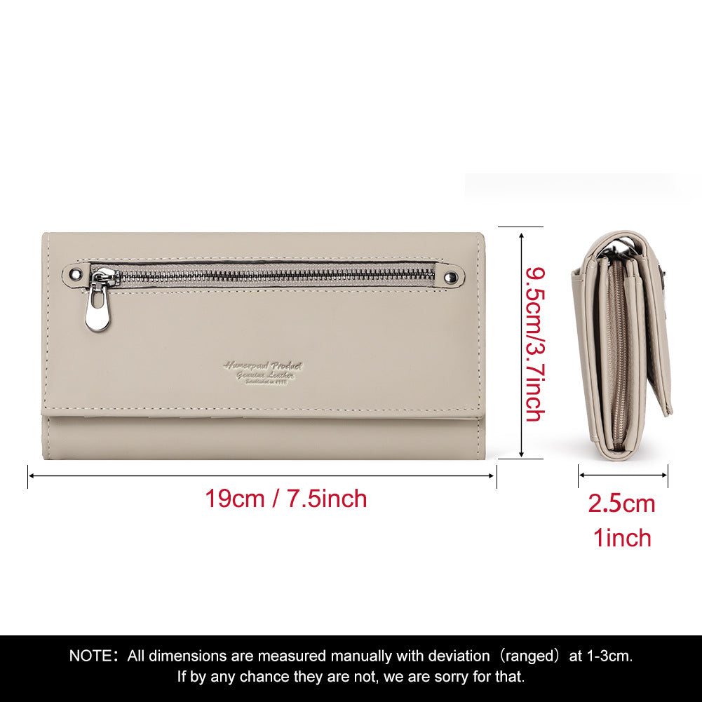 Women's Paul Leather Fashion Large Capacity Clutch Ladies Wallets