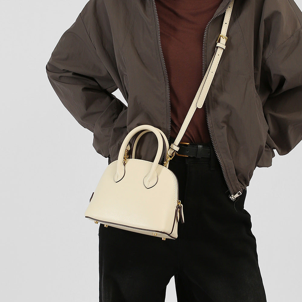 Women's Elegant Shell Bowling Boston Portable Bags