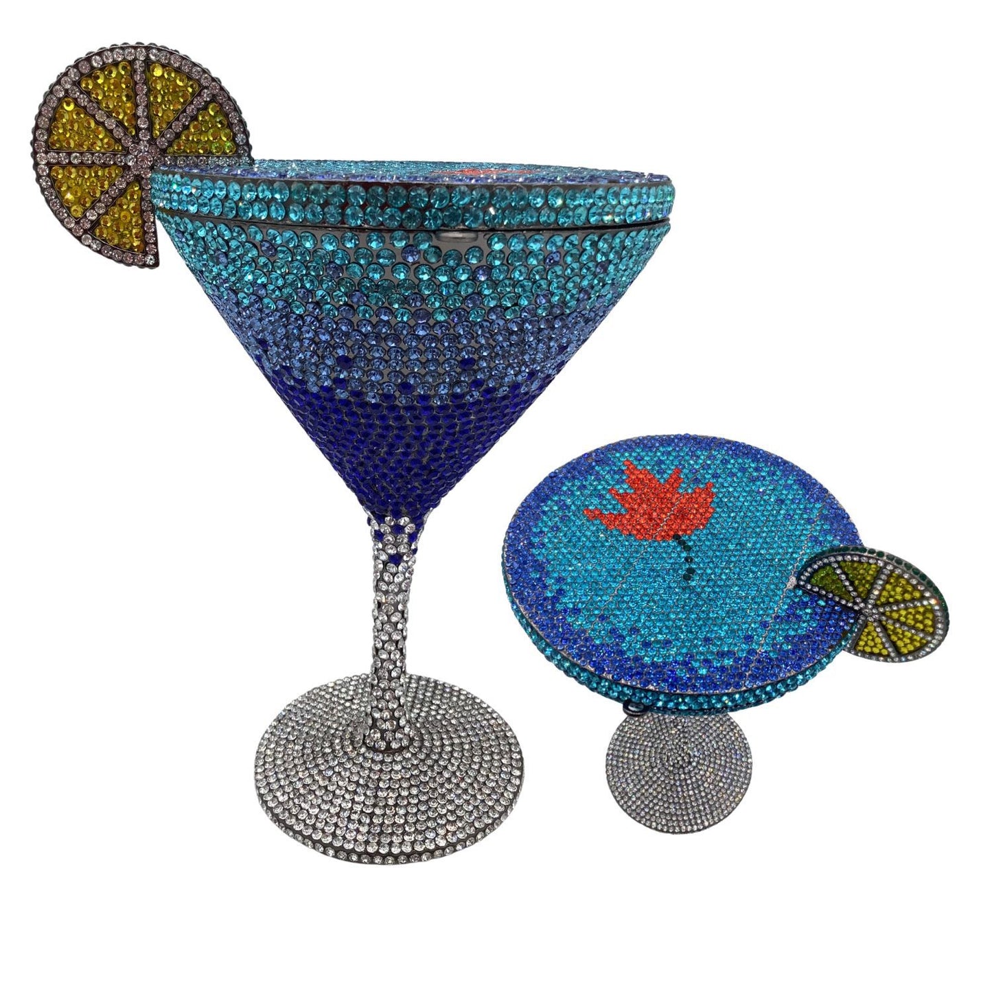 Women's Strictly Selected Cocktail Goblet Diamond Clutch Bags