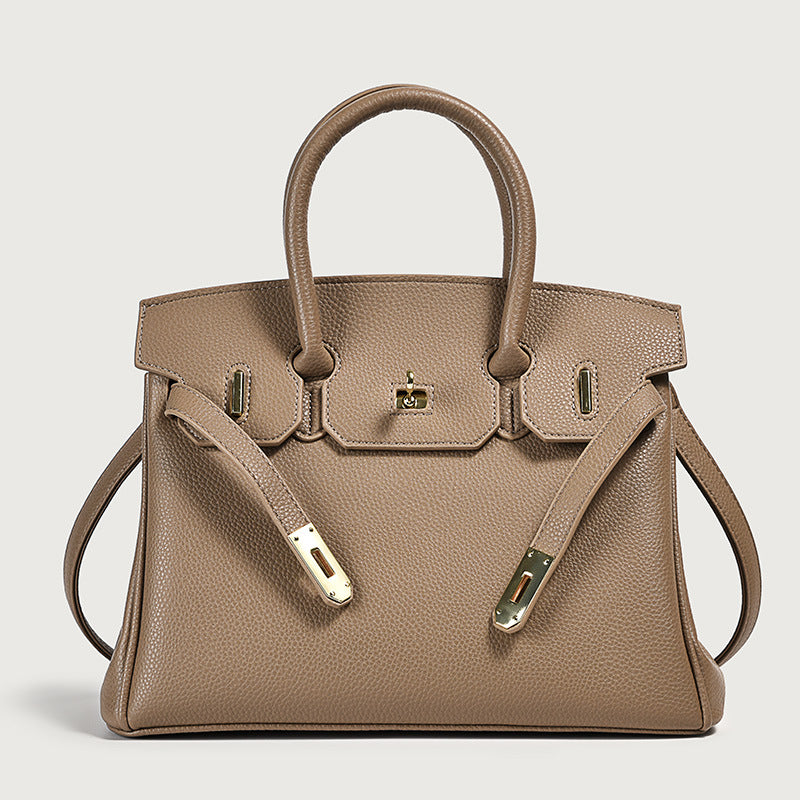 Women's High-grade Portable Platinum Kelly Large Capacity Crossbody Bags