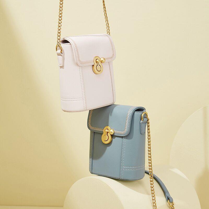 Women's Genuine Leather Light Luxury Popular Spring Bags