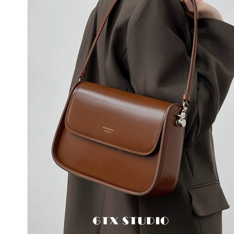 Women's Saddle High Quality Trendy Niche Leather Bags