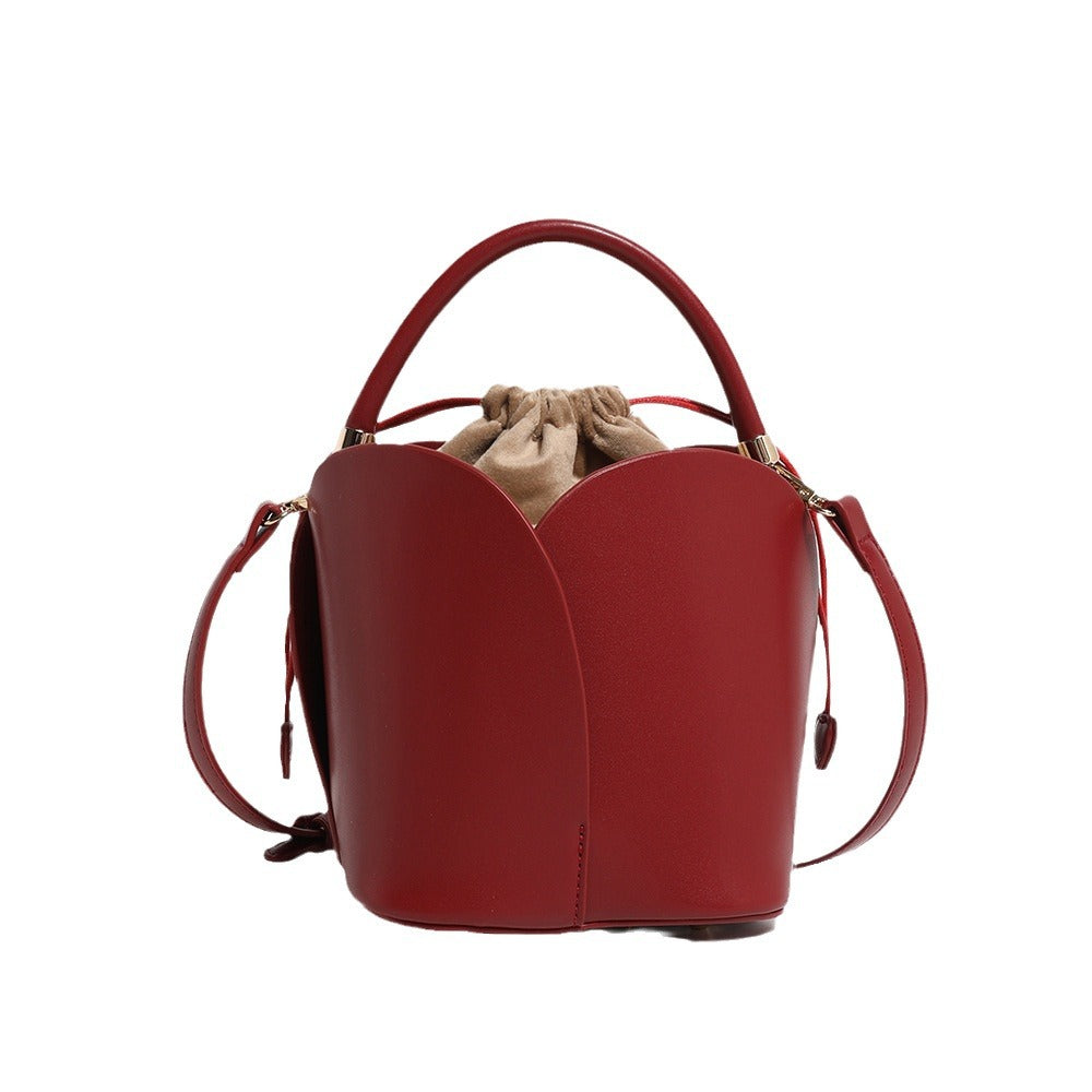 Fashion Red Vegetable Basket Female Bridal Handbags