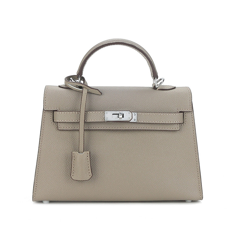 Sier Hardware Palm Pattern Second Generation Kai Mini Shoulder Bags