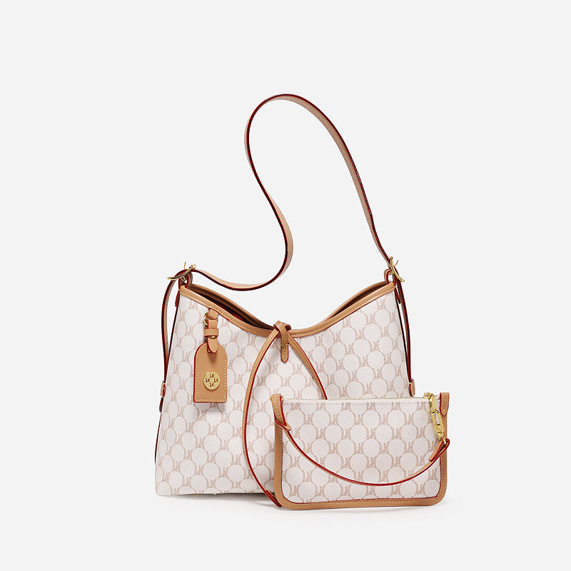Women's High-grade Large Capacity First Layer Cowhide Armpit Bags