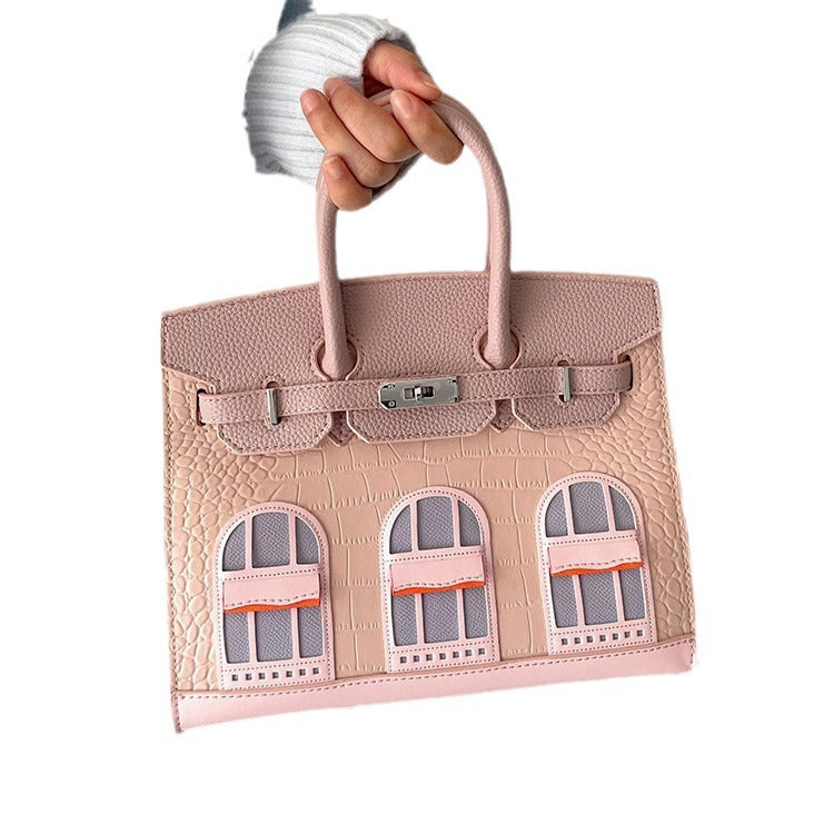 House Genuine Leather Kelly Fashion Cattlehide Handbags