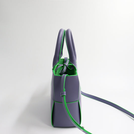 Woven Large Capacity Leather Mummy Commuter Crossbody Bags