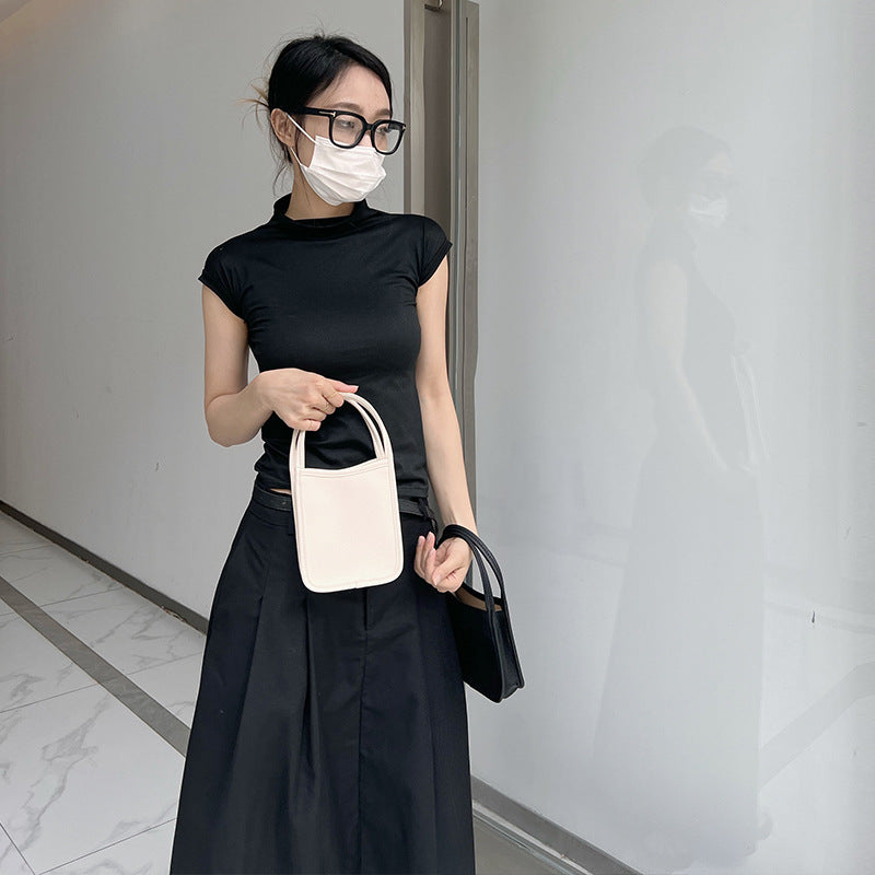 Summer Simple Genuine Leather Mini Cute Fashion Shoulder Bags