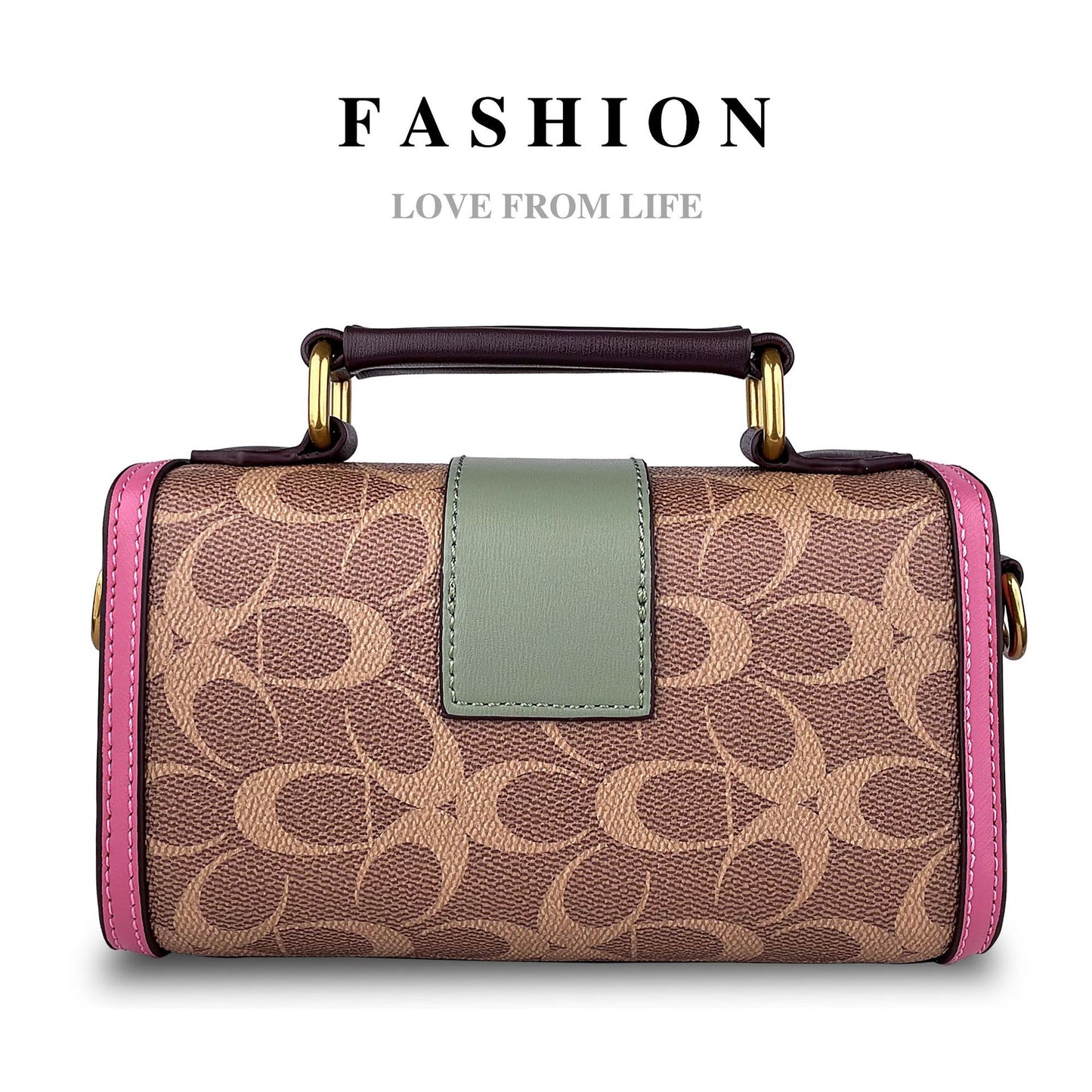 Women's Simple Fashion Contrast Color Chain Premium Crossbody Bags