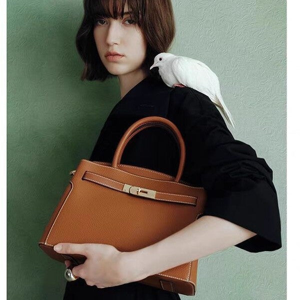 Women's Autumn Advanced Texture Large Capacity Portable Handbags