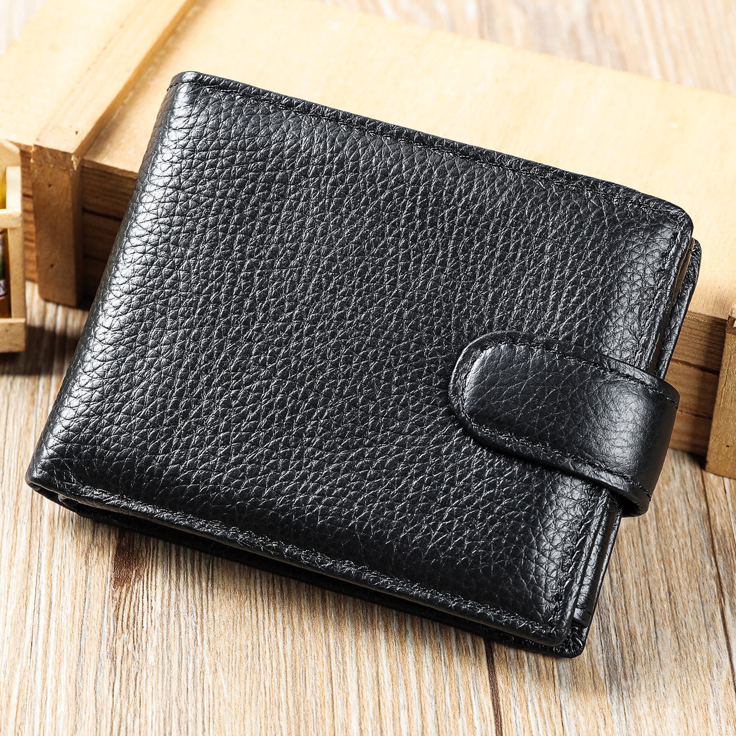 Men's Leather First Layer Cowhide High-grade Retro Men's Wallets