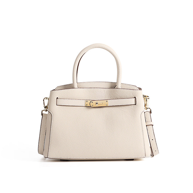 Women's Large Capacity Light Luxury Genuine Leather Handbags