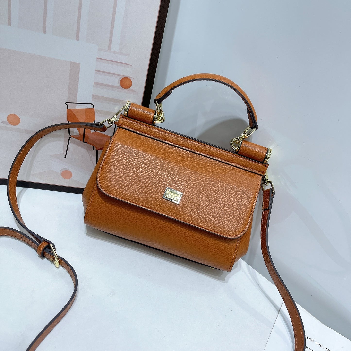 Palm Print Fashionable High Banquet Feeling Bags