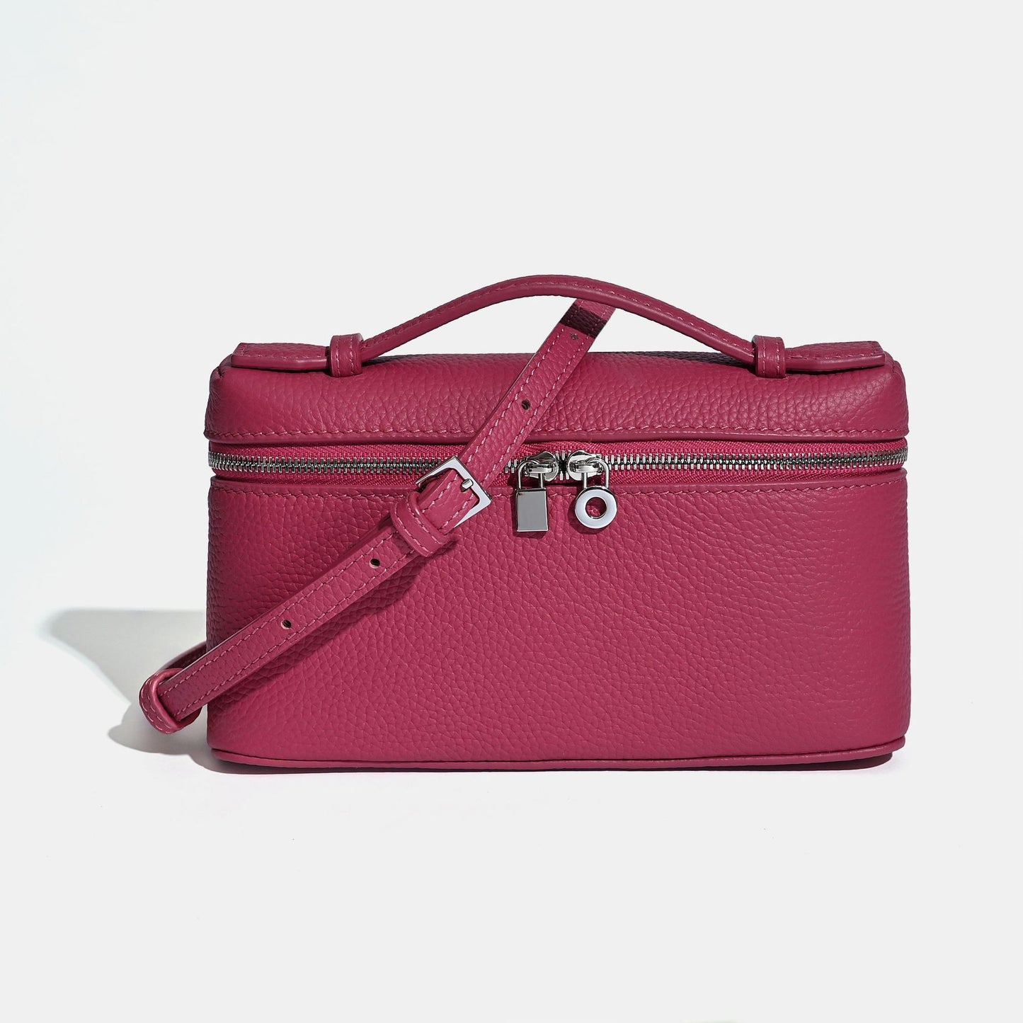 Women's Summer First Layer Cowhide Lunch Box Handbags