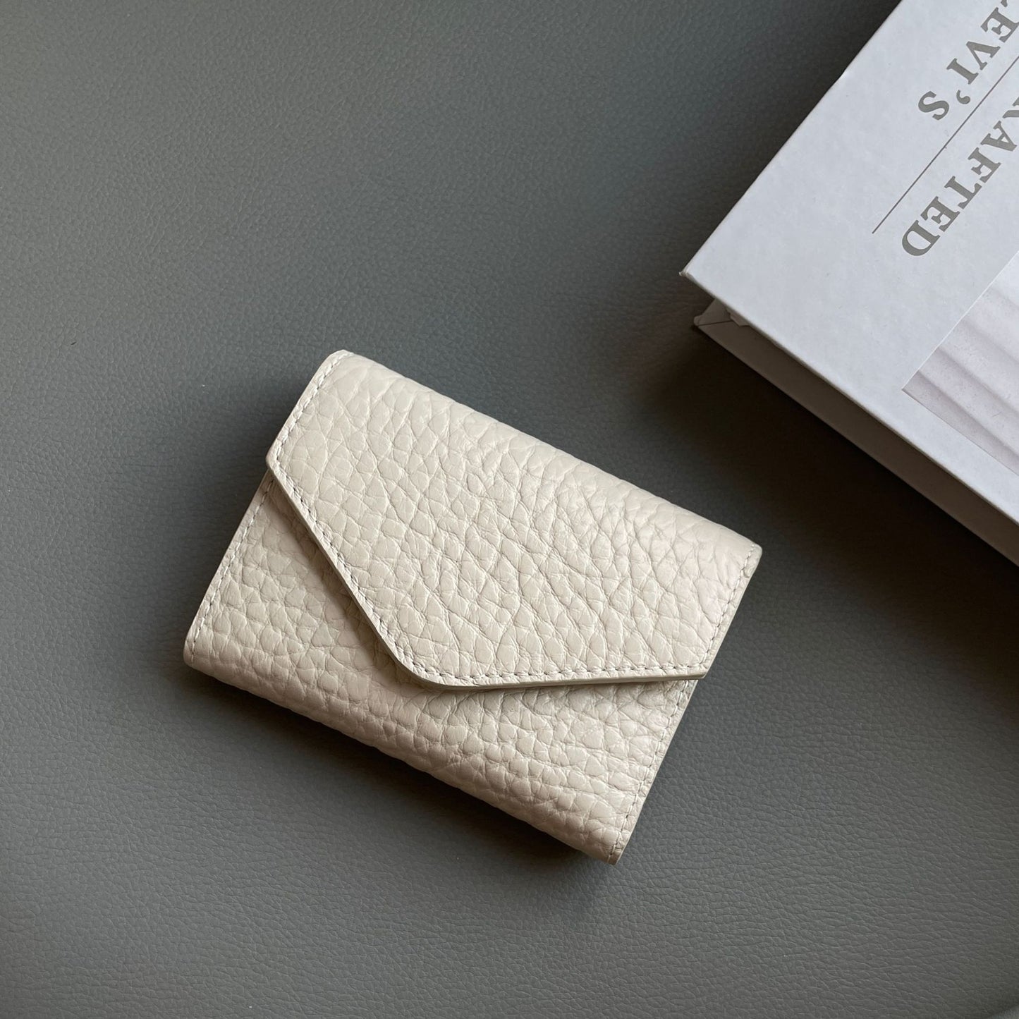 Women's & Men's & Niche Style Neutral Tri Fold Flip Ladies Wallets