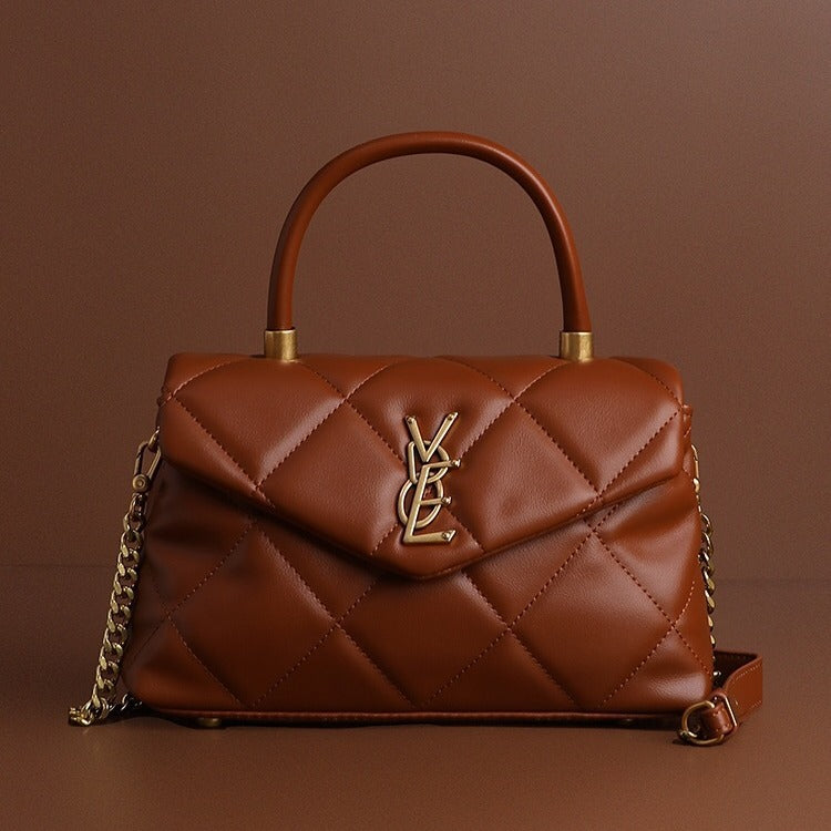 Women's High-grade Classic Style Diamond Quilted Summer Crossbody Bags