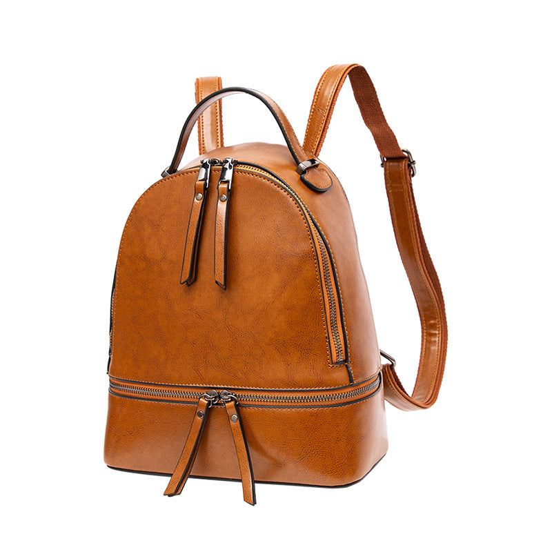 Women's Popular Classic Leather Fashion Versatile Backpacks