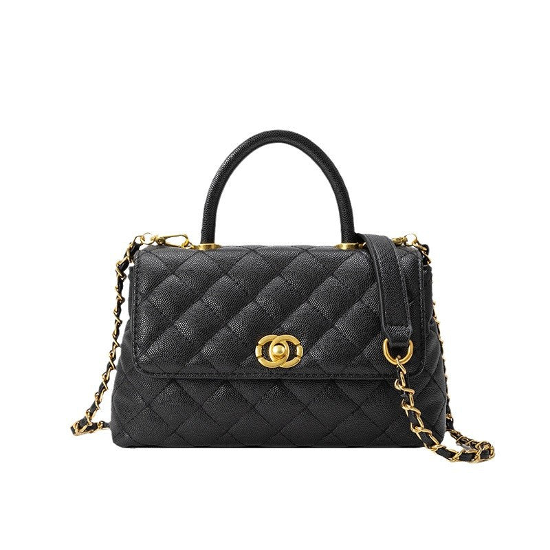 Women's Classic Style Rhombus Chain High Sense Handbags