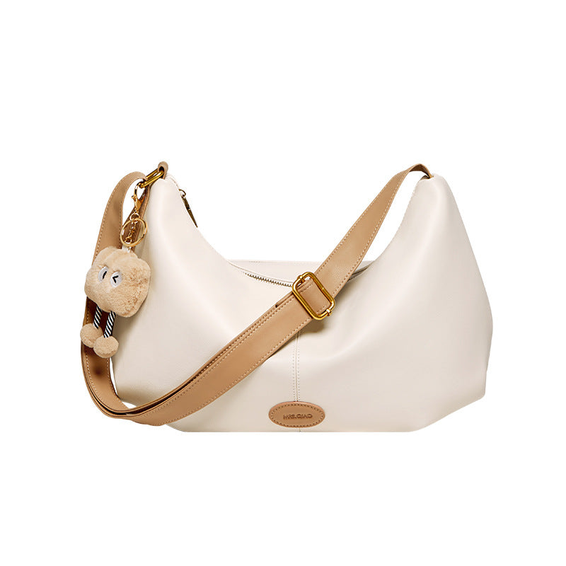 Women's Summer High-grade Dumpling Genuine Leather Shoulder Bags