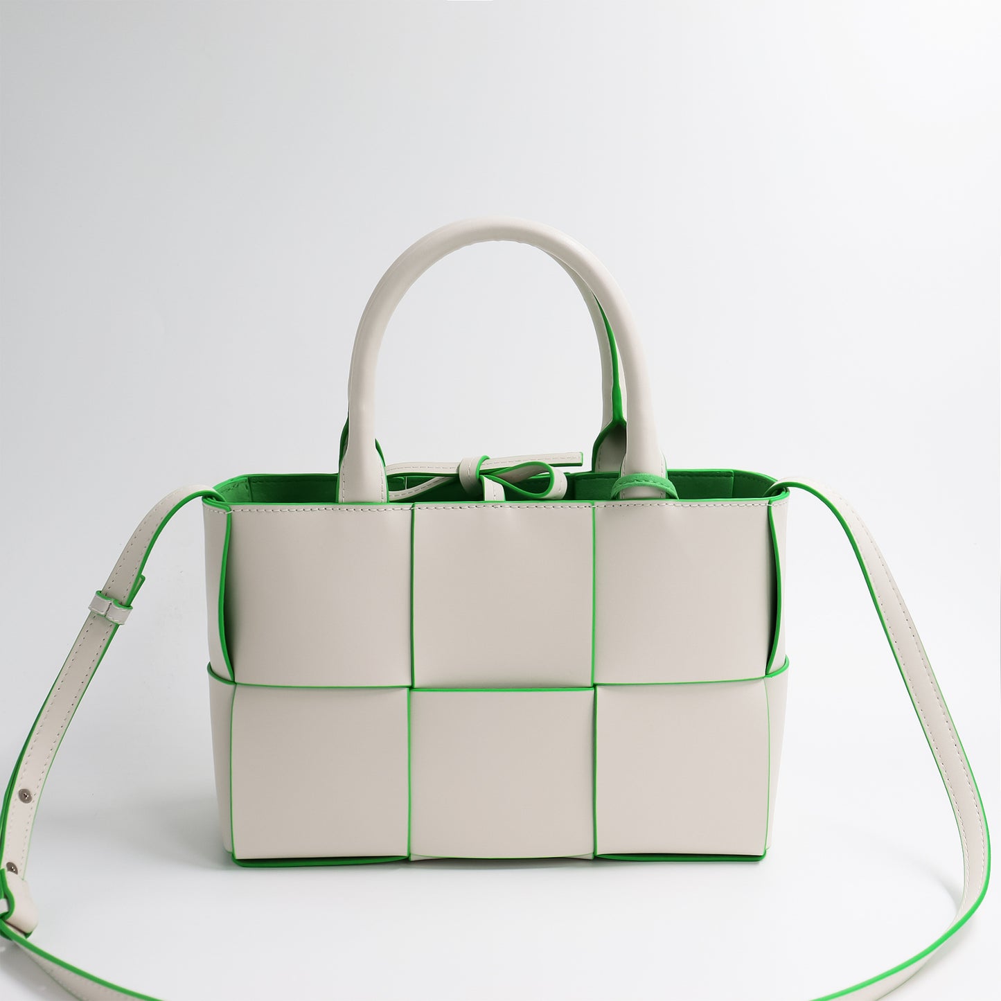 Woven Large Capacity Leather Mummy Commuter Crossbody Bags