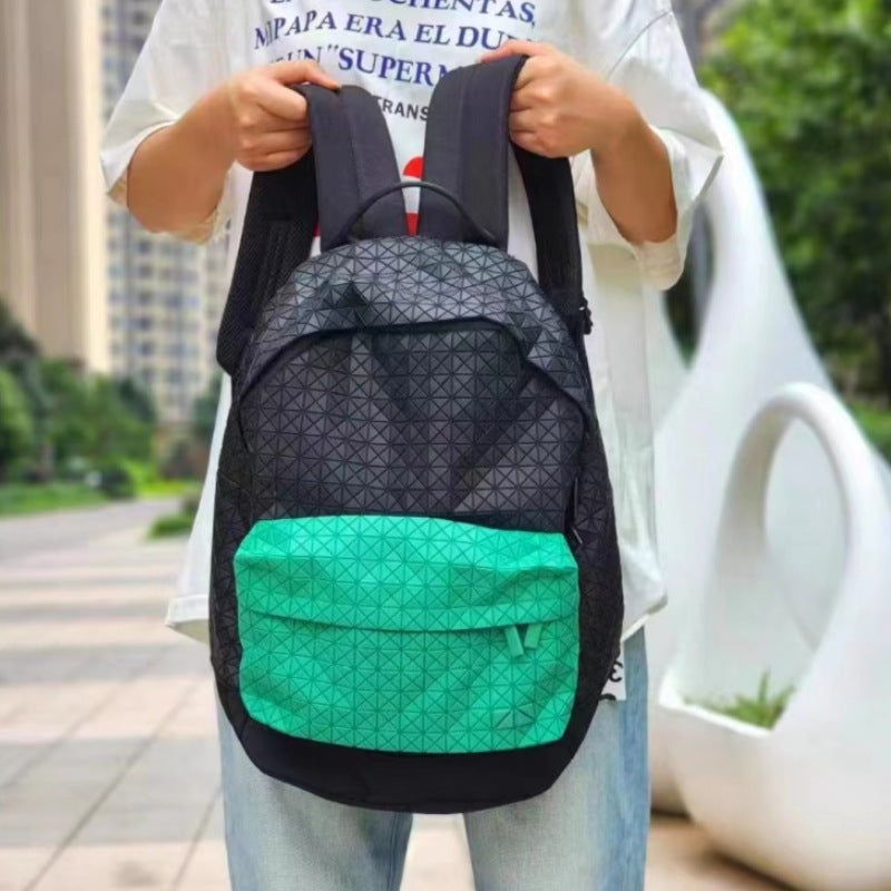 Geometric Rhombus Silicone Male Female Computer Bags