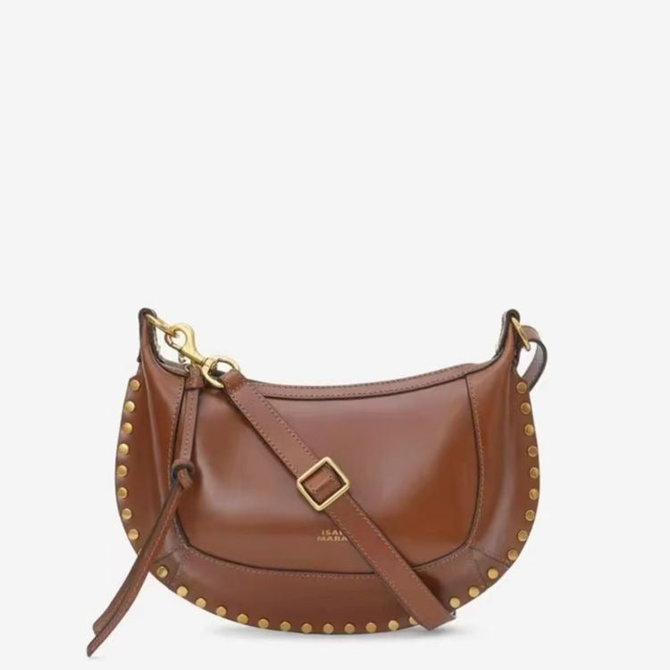 Classic Style Gold Rivet Retro Portable Handbags