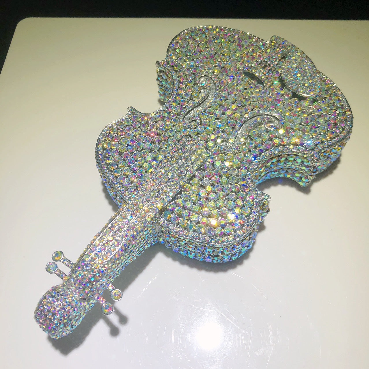 Selection Of Violin Diamond Banquet Rhinestone Evening Bags