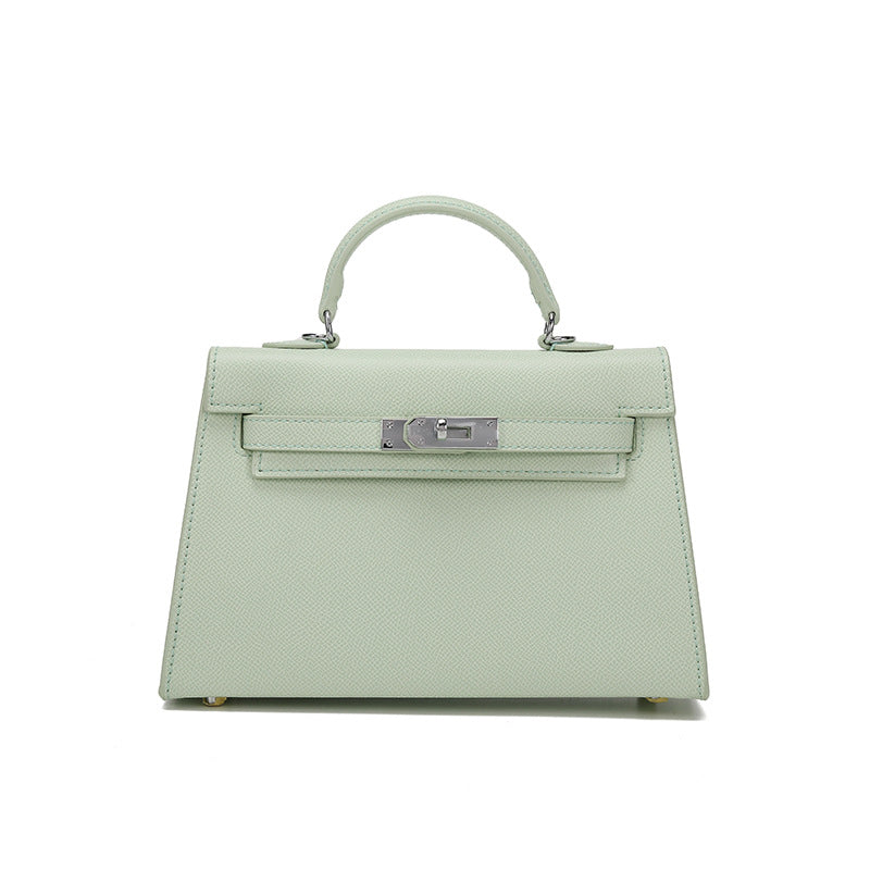 Women's Genuine Leather Second Generation Kelly Palm Print Handbags
