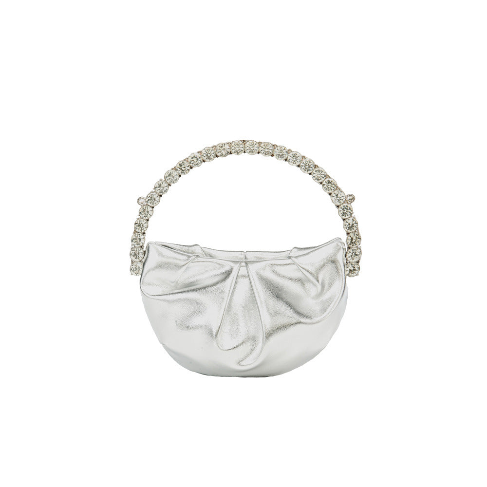 Round Diamond Mini Chain Dinner Party Shoulder Bags