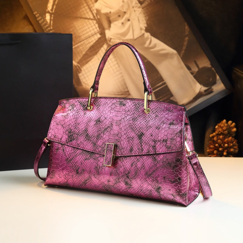 Women's Quality Genuine Leather Fashion Elegant Laser Bags