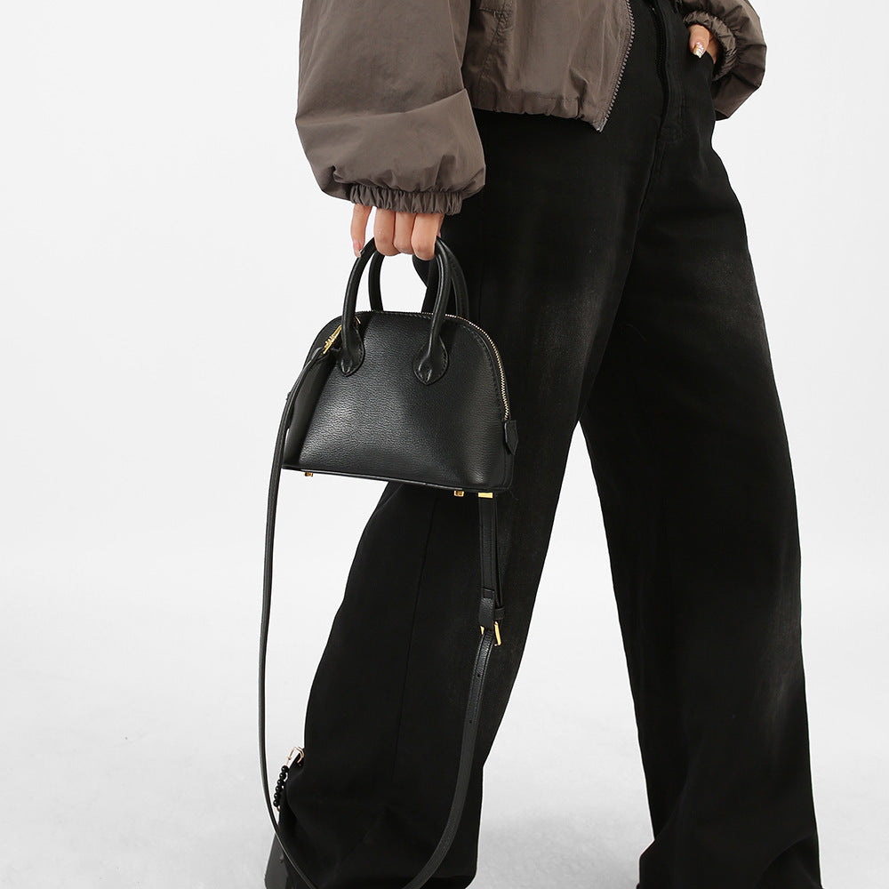 Women's Elegant Shell Bowling Boston Portable Bags