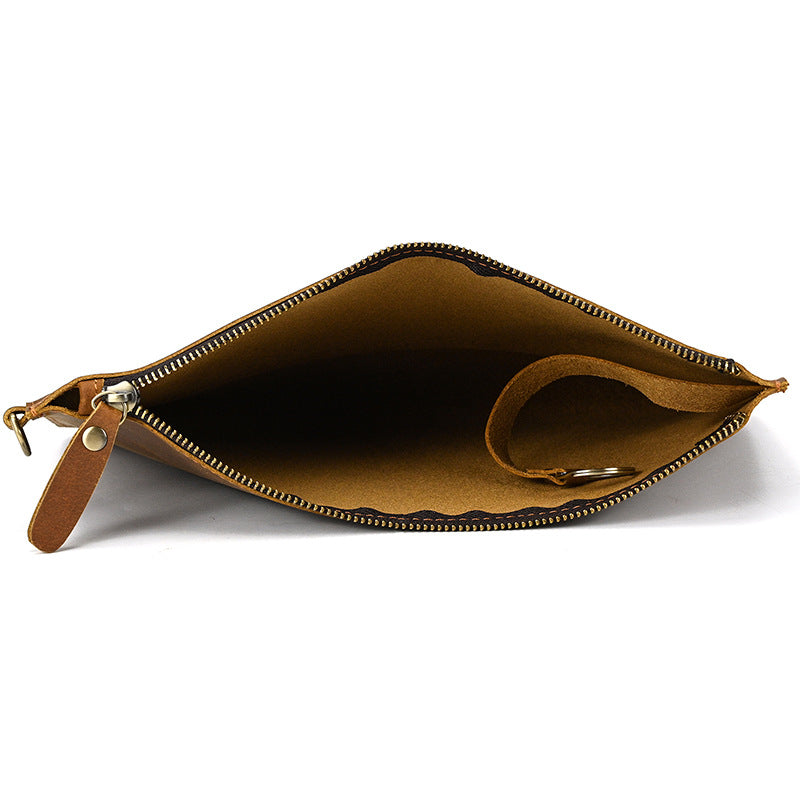 Men's Genuine Leather Strap Hand Large Capacity Men's Handbags