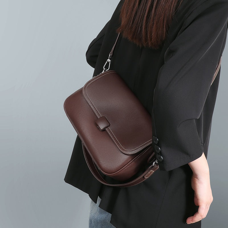Women's Genuine Leather Fashionable High-grade Texture Shoulder Bags