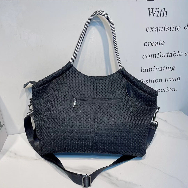 Big Waterproof Nylon Mesh Simple Large Capacity Shoulder Bags