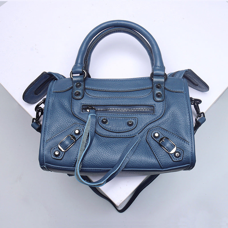 Women's First Layer Cowhide Leather Soft Fashion Handbags