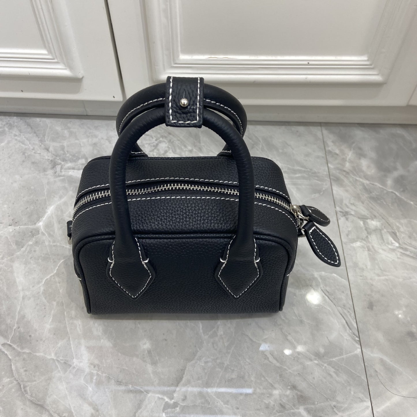 Advanced Version Niche First Layer Cowhide Portable Mini Bags