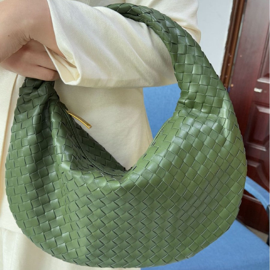 Women's Denim Woven Hand Holding One Underarm Handbags