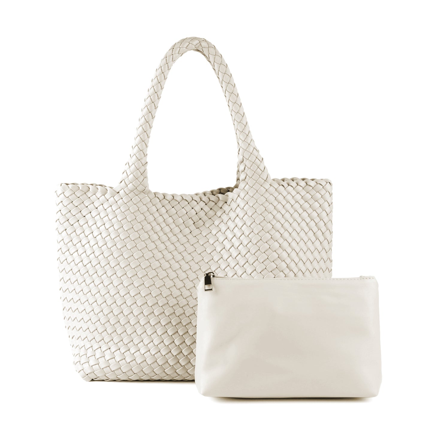 Women's Woven Letter Oversized Large Portable Simple Bags