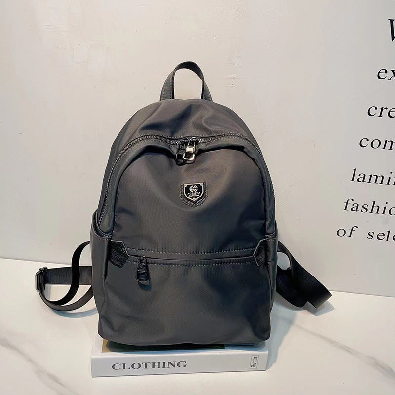 Women's Oxford Cloth Simple Solid Color Commuter Backpacks