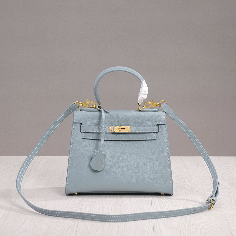 Women's Genuine Leather Portable Mini Palm Print Bags