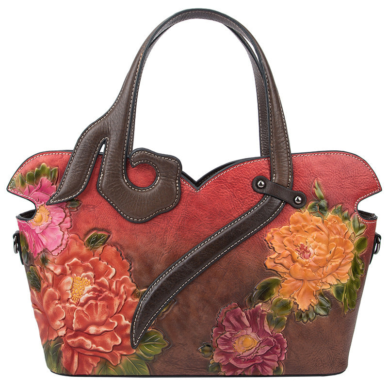 Women's Vintage Leather Top Layer Cattlehide Fashion Bags
