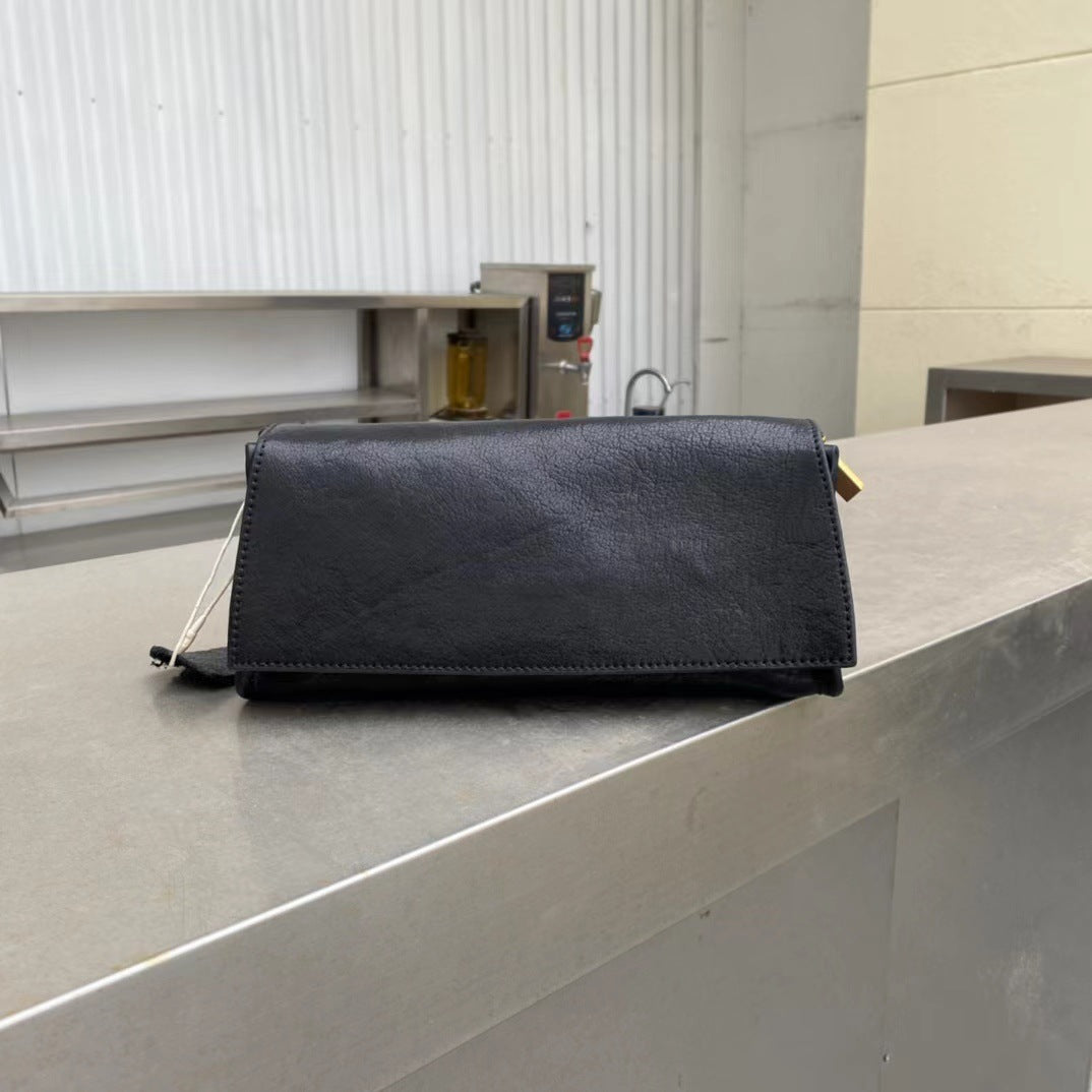 Women's Vegetable Tanning Leather Underarm Trendy Simple Crossbody Bags