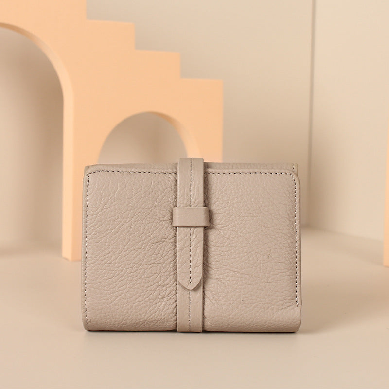 Women's Korean Soft Genuine Leather High-grade First Ladies Wallets
