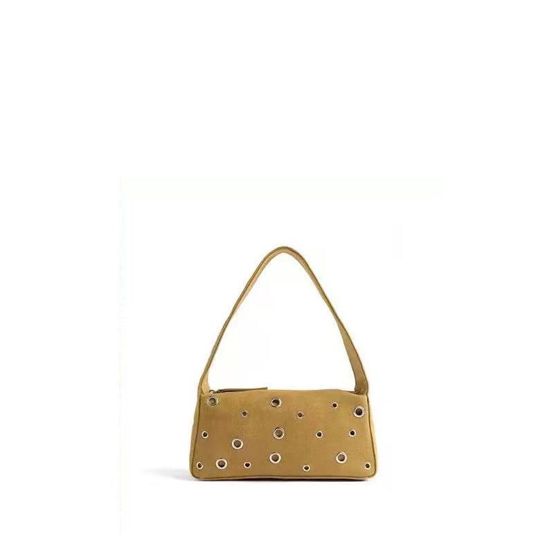 Women's Fashion Design Sense Niche Rivet Underarm Shoulder Bags