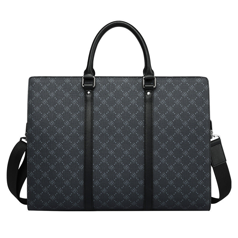 Men's Simplicity Fashion Large Capacity Business Men's Handbags